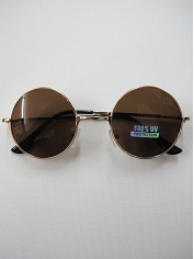 60s Hippie Glasses Brown John Lennon Glasses - Party Glasses Novelty Glasses